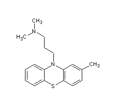 氯丙嗪結(jié)構(gòu)式