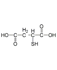 DL-巰基琥珀酸結(jié)構(gòu)式