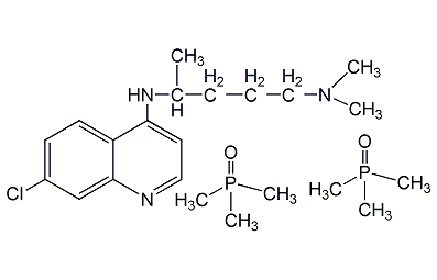 氯喹寧二磷酸鹽結(jié)構(gòu)式